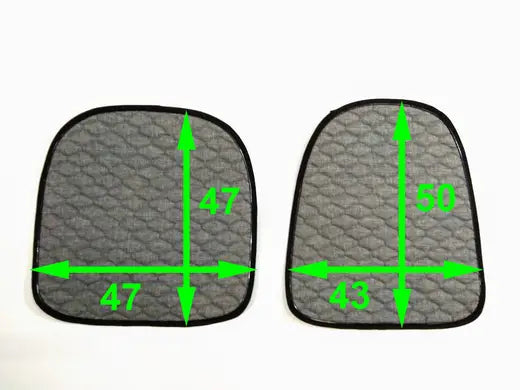 Bezug für einen Bürostuhl, hellgrauer Stoff