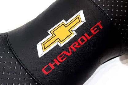 2pc Car Seat Headrest Pillow Neckrest Fashion Cushion Best PU Leather Chevrolet