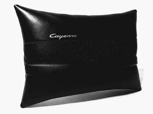 1 Set 6pcs Car Seat Headrest Pillow Best Back Lumbar Cushion Support PU Leather Porsche Cayenne