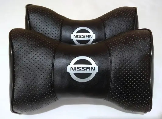 2pc Car Seat Headrest Neckrest Pillow Cushion Best Fashion PU Leather Quality Nissan Murano