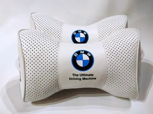 1 Set 7pcs Car Seat Headrest Pillow Back Lumbar Cushion Support Best PU Leather BMW X6