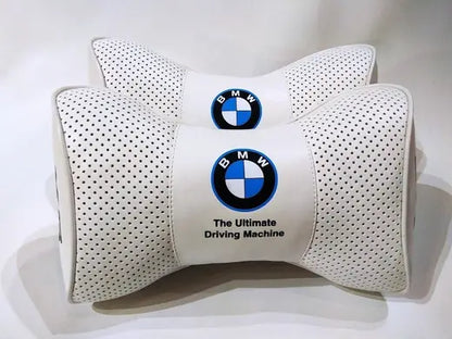 1 Set 7pcs Car Seat Headrest Pillow Back Lumbar Cushion Support Best PU Leather BMW X6