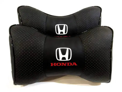 2pc Car Seat Headrest Pillow Neckrest Fashion Cushion Best PU Leather Quality Honda Accord