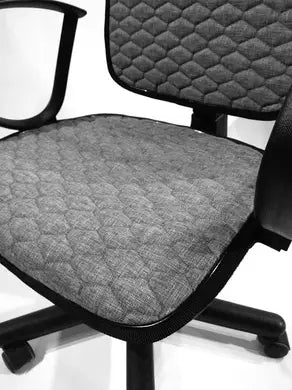 Cover for an office chair, gray light fabric