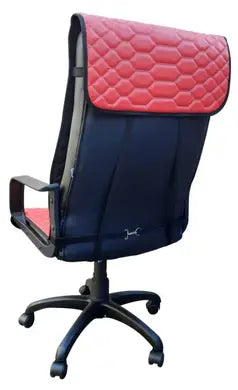 Red office chair cover BOSS eco-leather