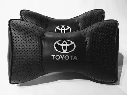 2pc Car Seat Headrest Pillow Neckrest Fashion Cushion Best PU Leather Quality Toyota RAV4