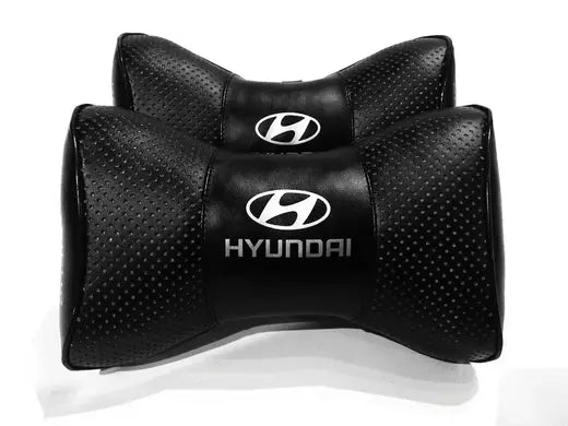 2pc Car Seat Headrest Pillow Neckrest Fashion Cushion Best PU Leather Quality Hyundai Grandeur