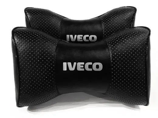 2pc Car Seat Headrest Pillow Neckrest Fashion Cushion Best PU Leather Iveco