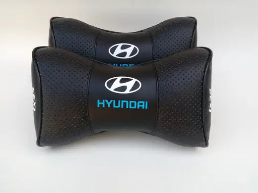 2pc Car Seat Headrest Pillow Neckrest Fashion Cushion Best PU Leather Quality Hyundai IX35