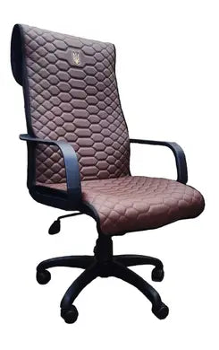 Office chair cover Golden Trident eco-leather brown